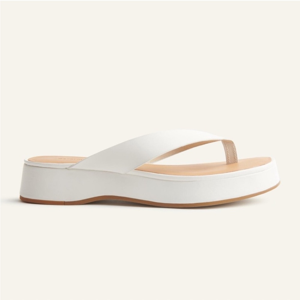 🆕 Reformation Zayne Leather Platform Sandals